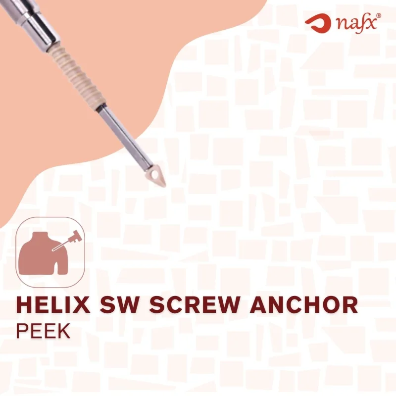 Swivelock Type Knotless PEEK-PEEK Anchor