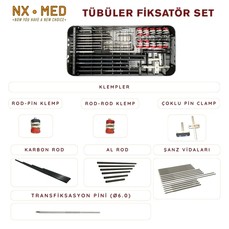 Tübüler Eksternal Fiksatör(11mm)