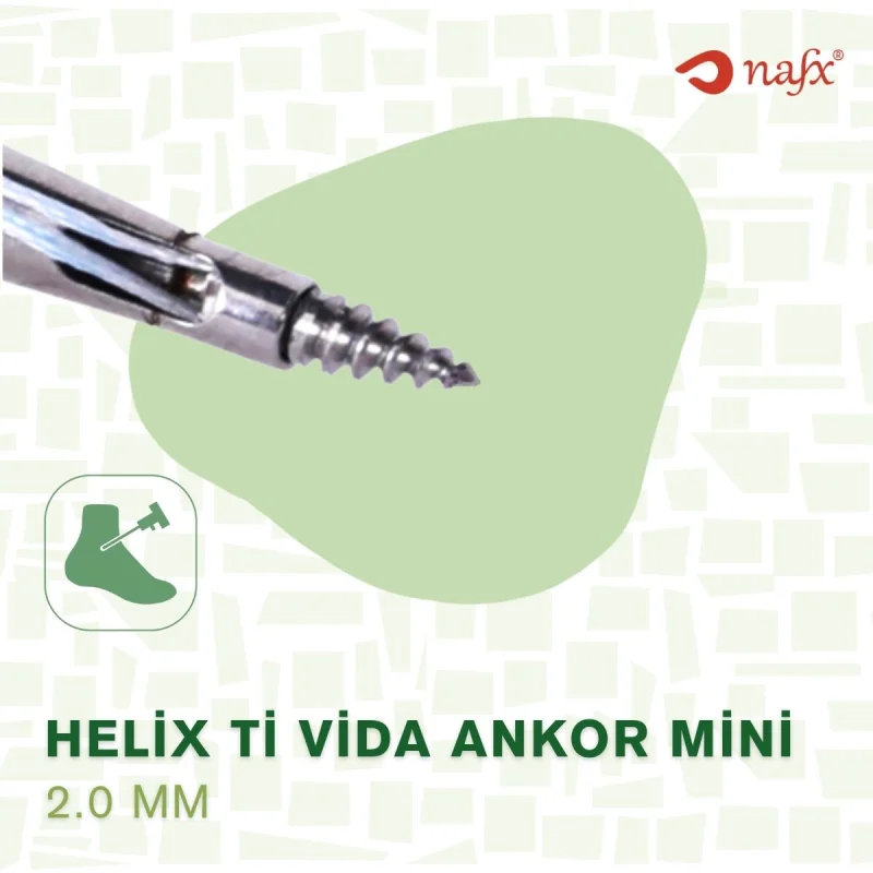 Helix Titanyum Vida Ankor Mini