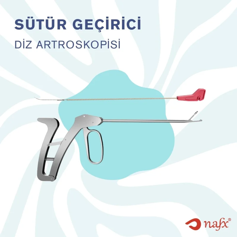 Diz Artroskopisi-Sütür Geçirici