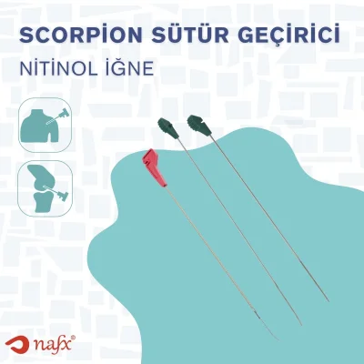 Scorpion Sütür Geçirici Nitinol İğne