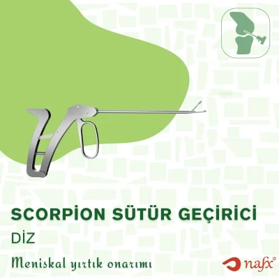 Scorpion Sütür Geçirici-Diz